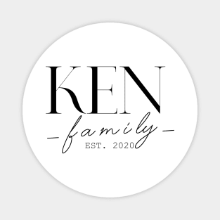 Ken Family EST. 2020, Surname, Ken Magnet